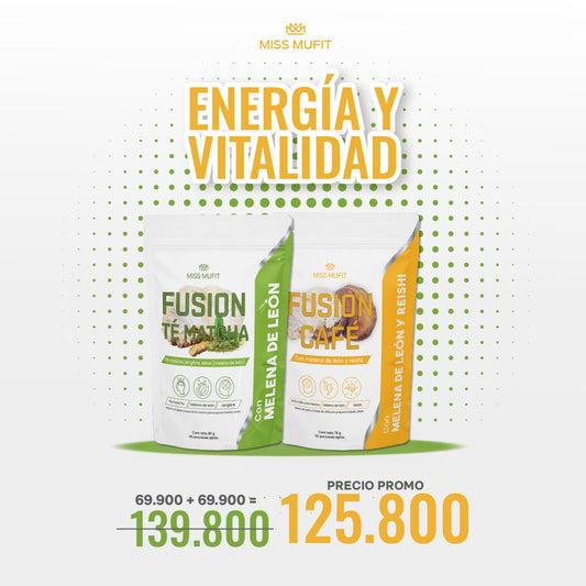 Fusion Té Matcha + Fusion Café (promoción)