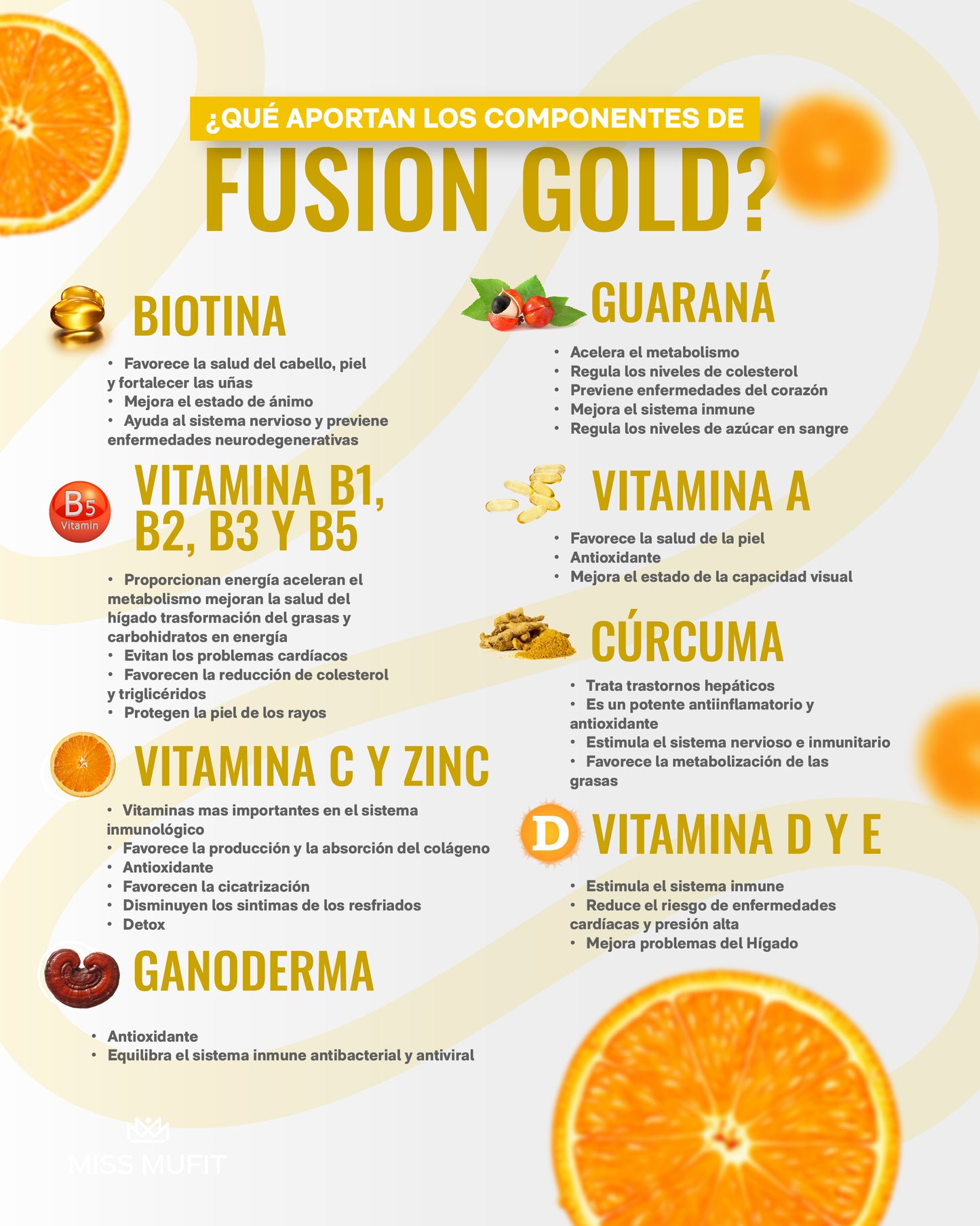Fusión Gold – Multivitamínico Alto en Vitamina C