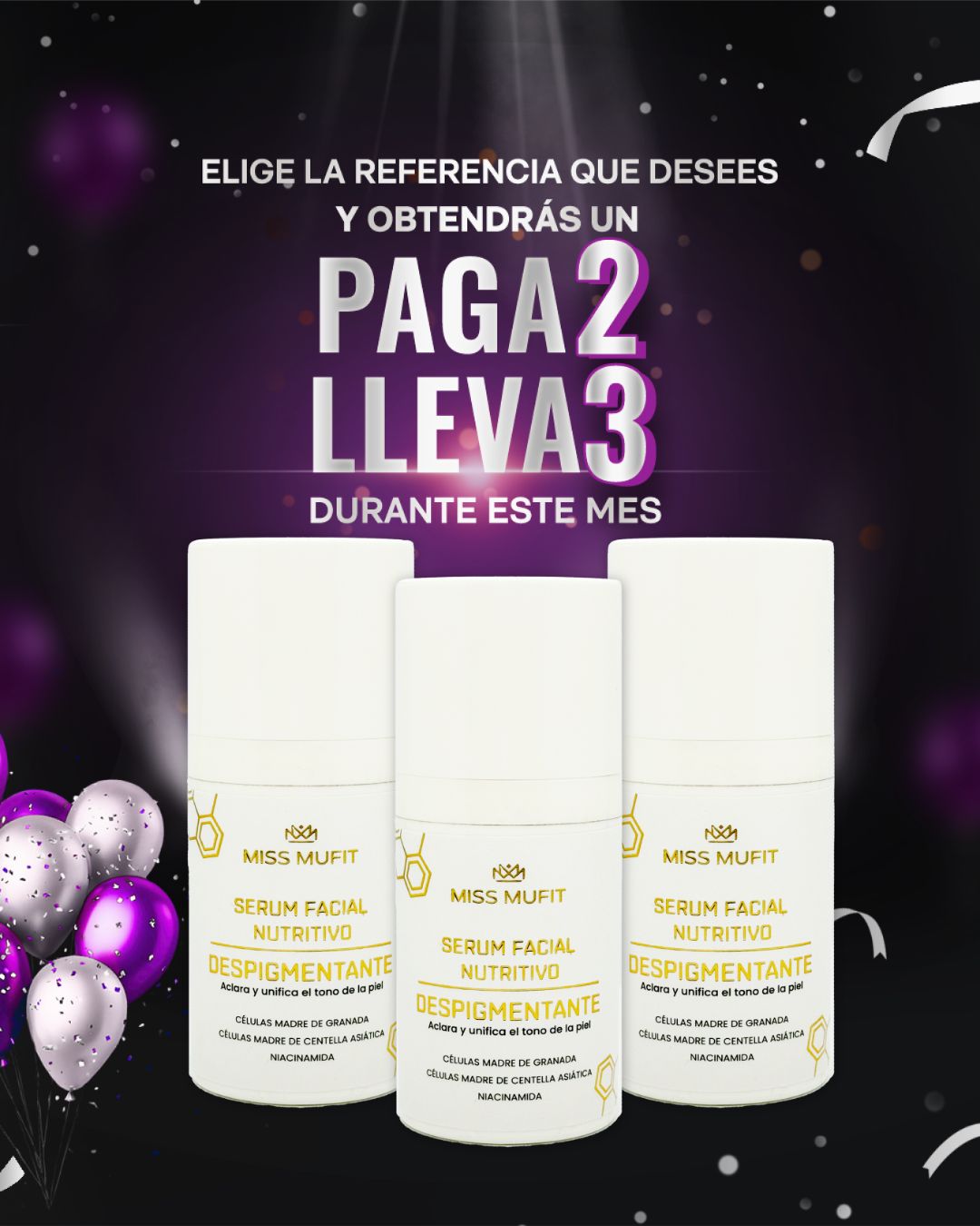 Serum Despigmentante (Paga 2 lleva 3)